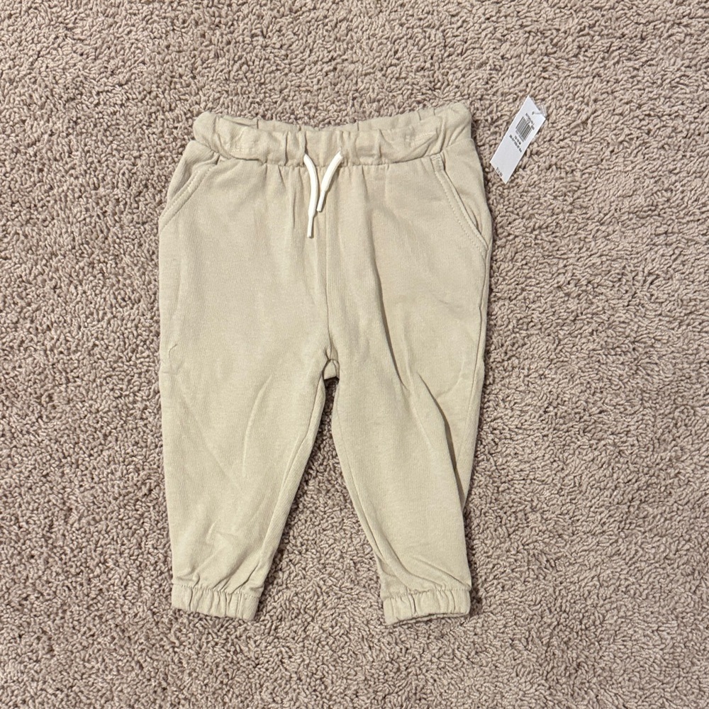 Kids Tan Jogger Pants